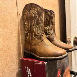 Kids Brown Cowboy Boots